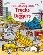 First Colouring Book Trucks And Diggers - Preview