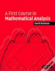 Capa do artigo First Course In Mathematical Analysis