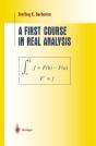 First Course In Real Analysis - Preview