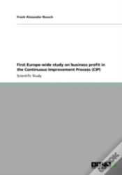 Capa do artigo First Europe-Wide Study On Business Profit In The Continuous Improvement Process (Cip)