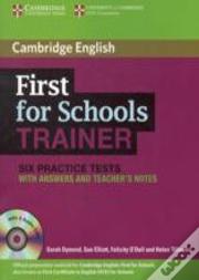 First For Schools Trainer Six Practice Tests With Answers And Audio Cds (3)