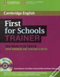 Capa do artigo First For Schools Trainer Six Practice Tests With Answers And Audio Cds (3)