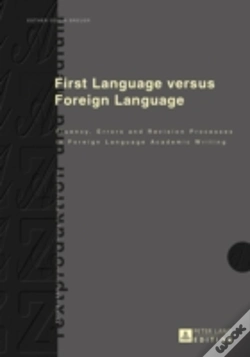 Capa do artigo First Language Versus Foreign Language