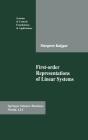 First-Order Representations Of Linear Systems - Preview