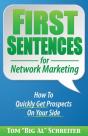 First Sentences For Network Marketing - Preview