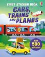 First Sticker Book Cars, Trains And Planes - Preview