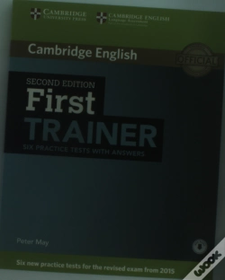 Capa do artigo First Trainer Six Practice Tests With Answers With Audio