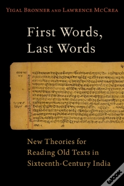 Capa do artigo First Words, Last Words