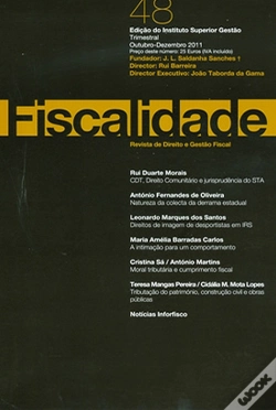 Capa do artigo Fiscalidade N.º 48