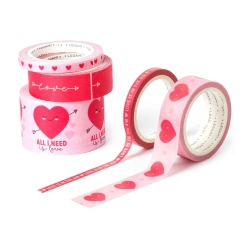 Capa do artigo Fita Decorativa Washi Tape Legami Tape By Tape Coracao (5X5M) Tap0005