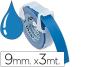 Fita dymo 9mm x 3mt azul -tradicional (10 unidades) - Preview