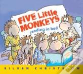Five Little Monkeys Reading In Bed