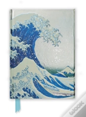 Capa do artigo Flame Tree Notebook (Hokusai The Great Wave)