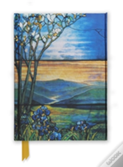 Capa do artigo Flame Tree Notebook (Tiffany Leaded Landscape With Magnolia Tree)