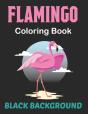 Flamingo Coloring Book Black Background - Preview
