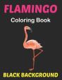 Flamingo Coloring Book Black Background - Preview