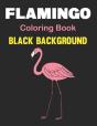 Flamingo Coloring Book Black Background - Preview