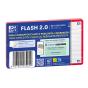 Flashcard 2.0 A7 Pautado Oxford Vermelho (30 Un) 400198773 - Preview