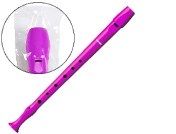 Capa do artigo Hohner 9508 Flute, Pink Color, with Green and Transparent Bag
