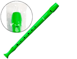 Capa do artigo Hohner 9508 flute, green color, green and transparent bag.
