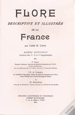 Capa do artigo Flore Descriptive Et Illustrée De La France ; 6e Supplément