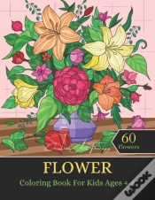 Capa do artigo Flower Coloring Book For Kids Ages 4-8