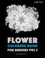 Flower Coloring Book For Seniors Vol 2 - Preview
