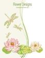 Flower Designs Coloring Book For Grown-U - Preview