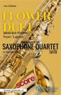 "Flower Duet" Abstract Theme - Saxophone Quartet (Score) - Preview