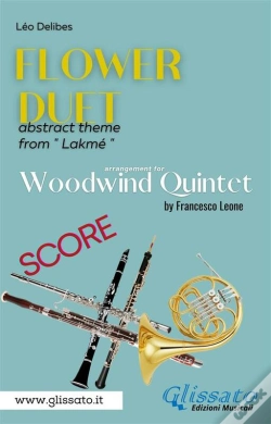 Capa do artigo "Flower Duet" Abstract Theme - Woodwind Quintet (Score)
