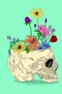 Flower Skull Journal - Preview