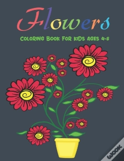 Capa do artigo Flowers Coloring Book For Kids Ages 4-8