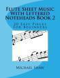 Flute Sheet Music With Lettered Noteheads Book 2 - Preview