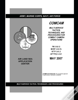 Capa do artigo Fm 3-55.12 Multi-Service Tactics, Techniques, And Procedures For Combat Camera Operations