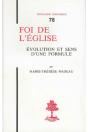 Foi De L'Eglise : Évolution Et Sens D'Une Formule - Preview