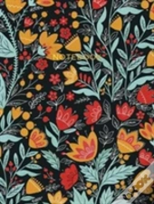 Folk Art Cloth Bound Notebook