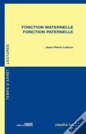 Capa do artigo Fonction Maternelle, Fonction Paternelle
