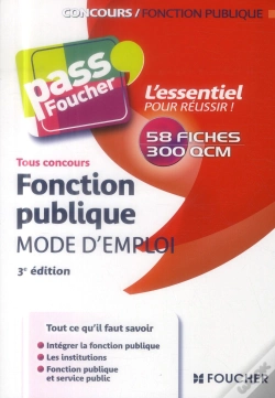 Capa do artigo Fonction Publique ; Mode D'Emploi ; 3e Édition