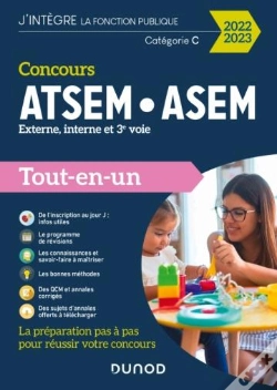 Capa do artigo Fonction Publique Territoriale - T01 - Concours Atsem Asem  - 2022-2023 - Externe, Interne Et 3e Voi
