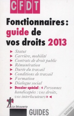 Capa do artigo Fonctionnaires  Guide De Vos Droits 2013