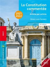 Fondamentaux  - La Constitution Commentee 2021-2022