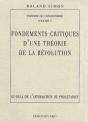 Fondements Critiques D'Une Theorie De La Revolution  Au-Delà De L'Affirmation Du Prolétariat - Preview