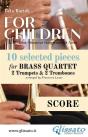 "For Children" By Bartók - Brass Quartet (Score) - Preview