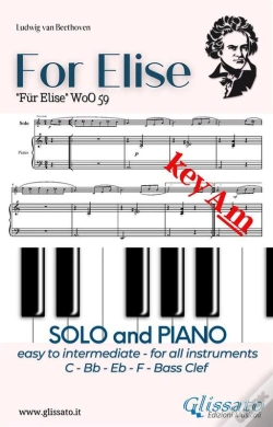 Capa do artigo For Elise - All Instruments And Piano (Easy/Intermediate) Key Am