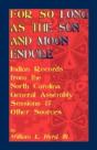 For So Long As The Sun And Moon Endure: - Preview