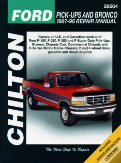 Capa do artigo Ford Pick-Ups & Bronco ('80- '96) (Chilton)