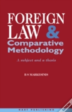 Capa do artigo Foreign Law And Comparative Methodology