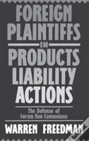 Capa do artigo Foreign Plaintiffs In Products Liability Actions