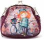 Forever Ninette Bicycle Bolso Retro Cadena (Grande), Borgonha - Preview