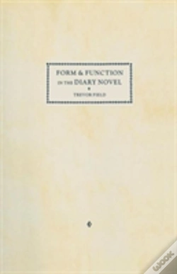 Capa do artigo Form And Function In The Diary Novel